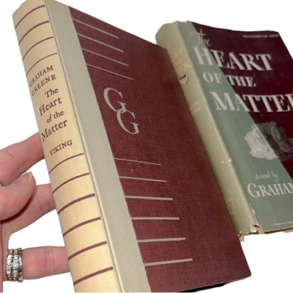 THE HEART OF THE MATTER A NOVEL BY GRAHAM GREEN 1948 1st EDITION HARDCOVER BOOK